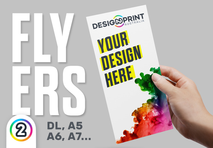 Order your Flyers online Australia wide from Design 2 Print Today!